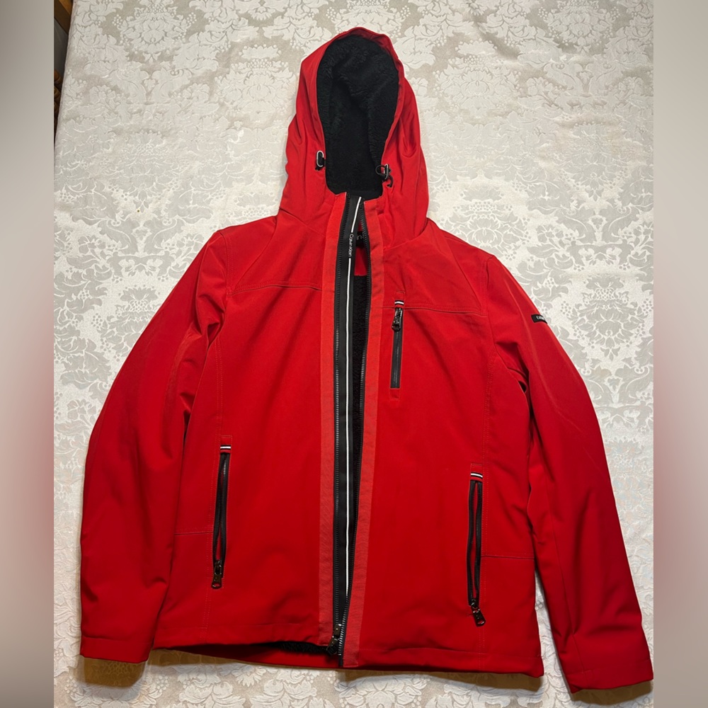 Men’s Red Calvin Klein Winter/Fall Coat